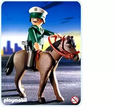 Police Playmobil - German policeman on Horse