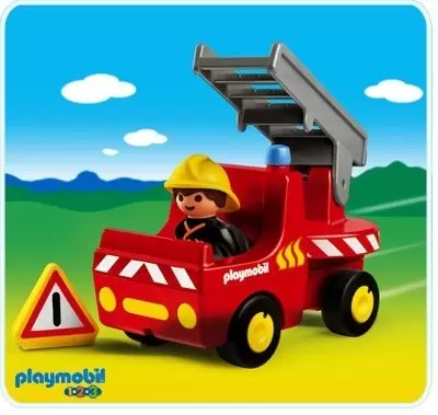 Playmobil 1.2.3 - Pompier et camion 1.2.3
