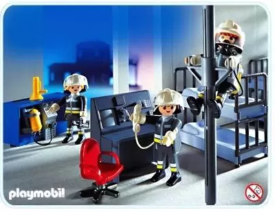 Playmobil Pompier - Pompiers et salle d\'intervention