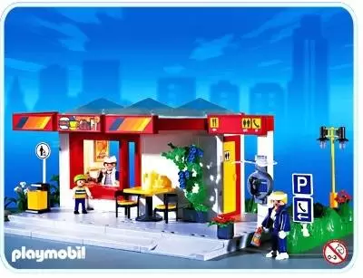 Playmobil dans la ville - Restoroute