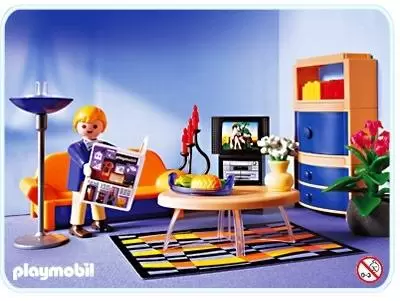 Salon contemporain - Playmobil Maisons et Intérieurs 3966