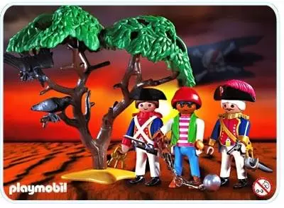 Playmobil Pirates - Soldats et prisonnier