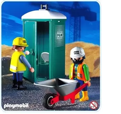 Cement Construction Worker PLAYMOBIL Reference 3562