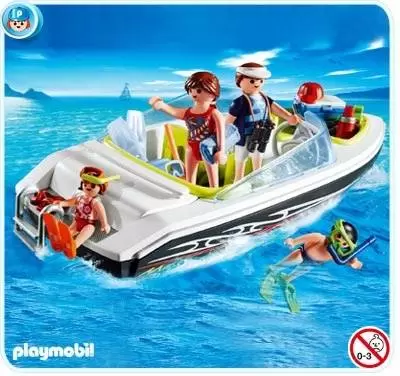 Playmobil on Hollidays - Family Speedboat