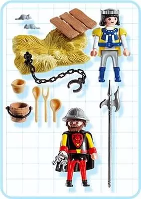 l4233 Playmobil middle ages-knight prince prisoner 3328 