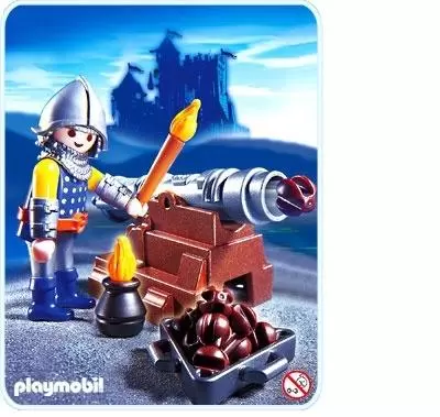 Playmobil Chevaliers - Canonnier