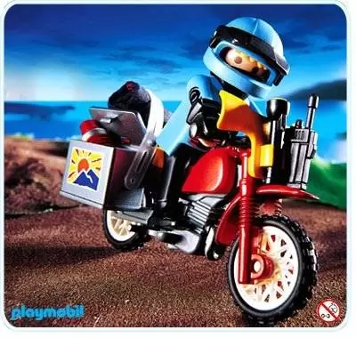 Playmobil Sports Mécaniques - Pilote de moto raid