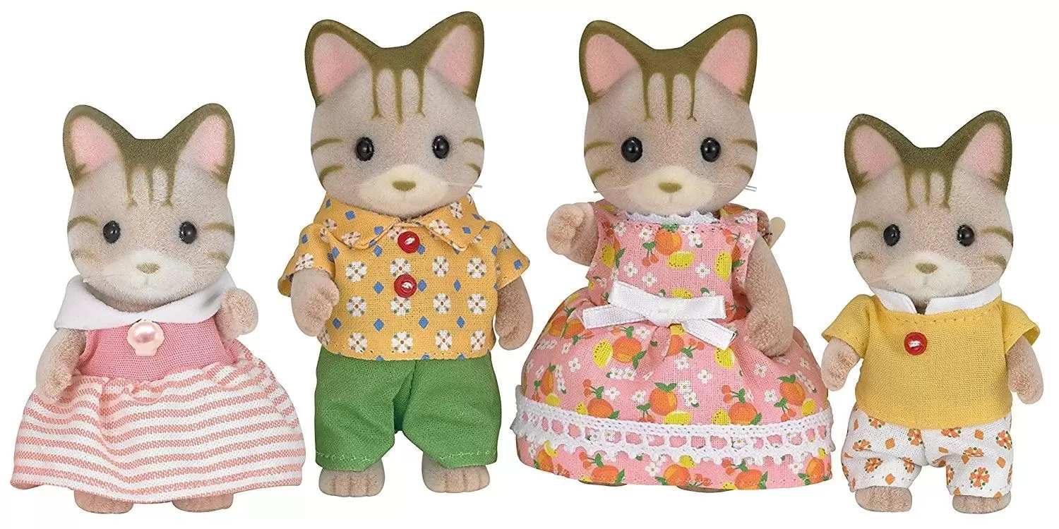 Sylvanian Families (Europe) - Famille Chat Tigré