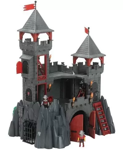 Playmobil Chevaliers - Forteresse du Dragon rouge