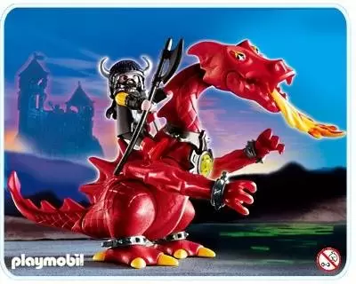 Playmobil Chevaliers - Le dragon Rouge