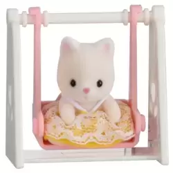 Sylvanian Families Calico Critters Baby Carry Case DEER WITH TRAIN