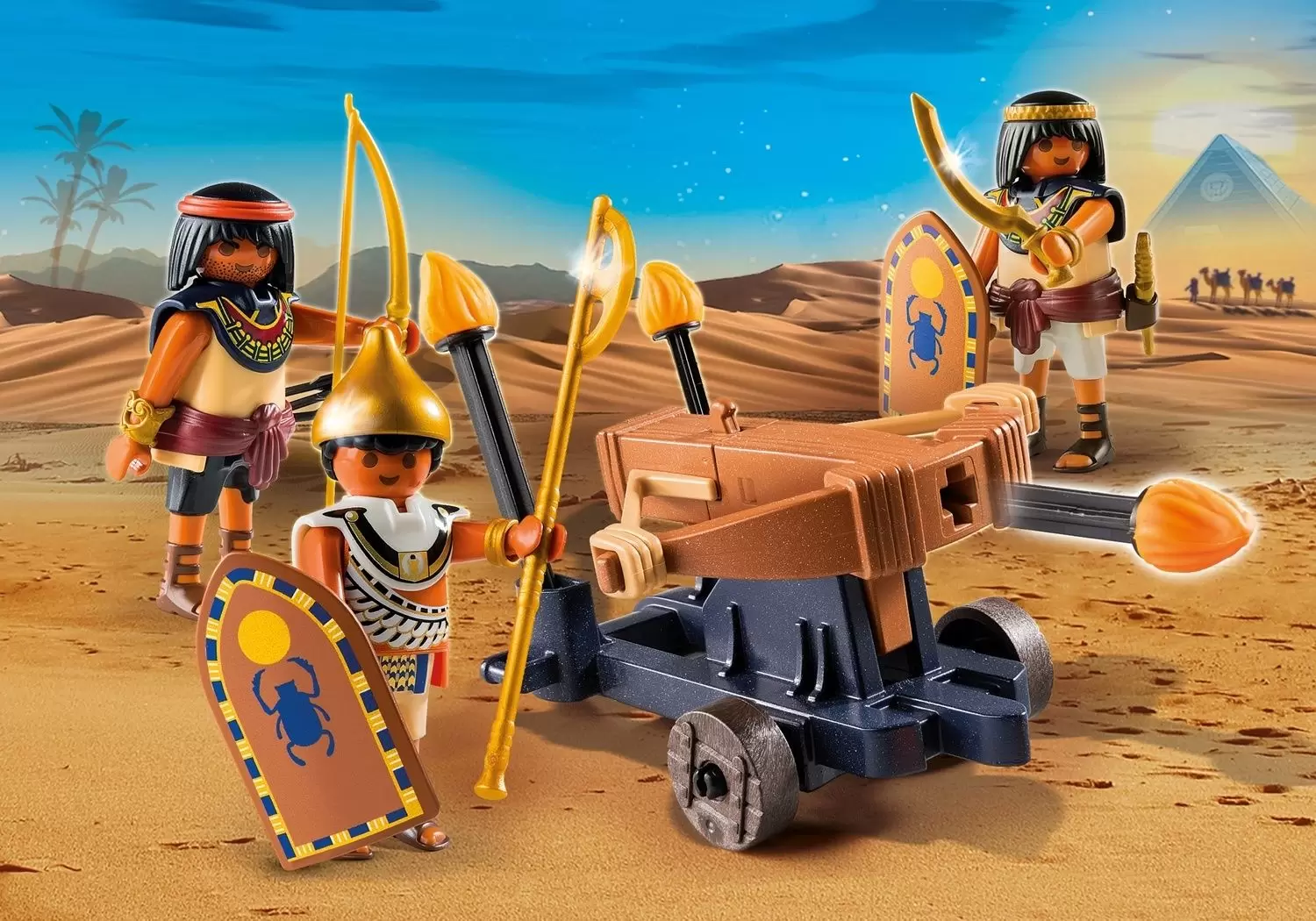 Playmobil Antic History - Egyptians with Crossbow fire