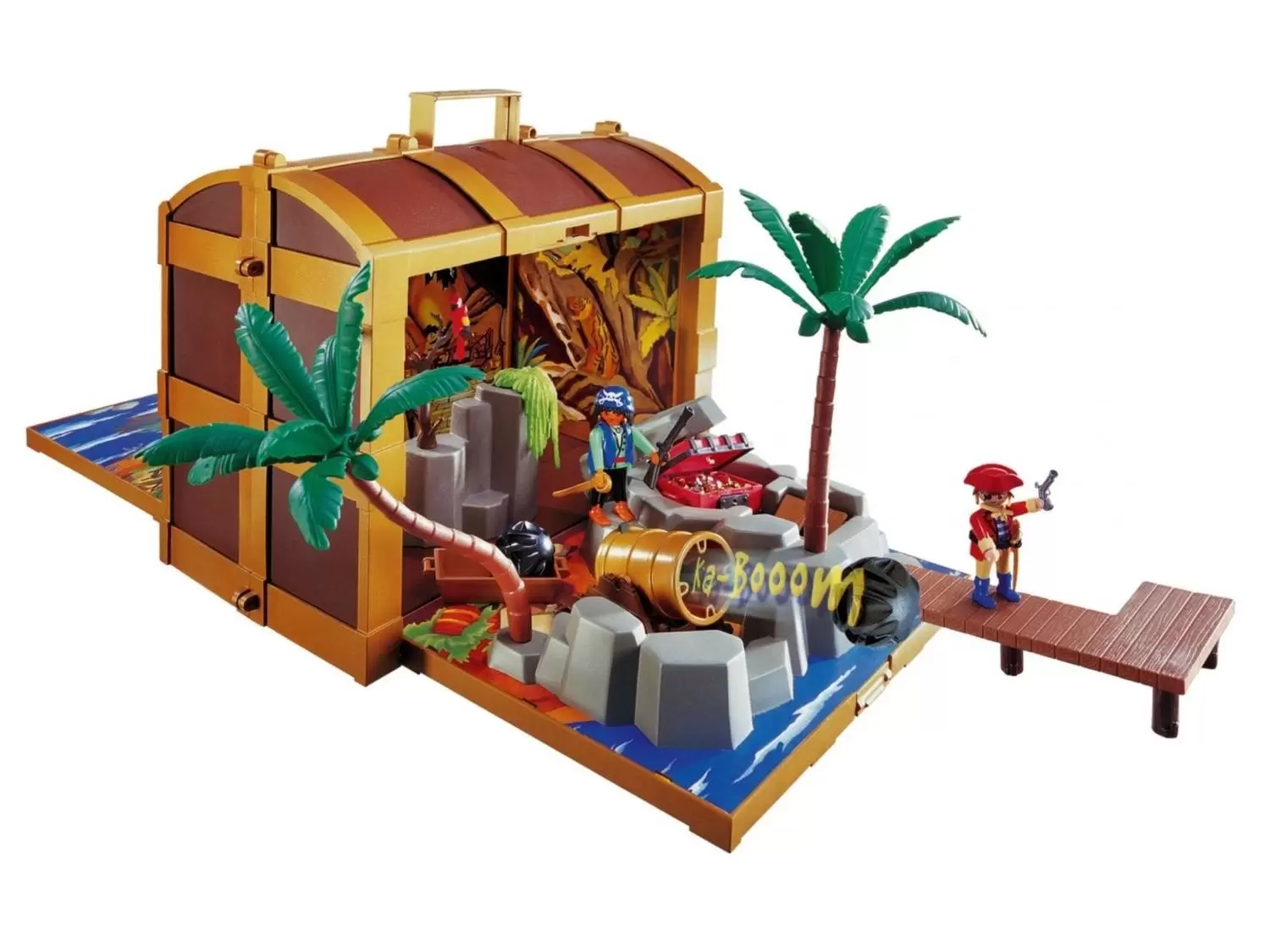 Pirate treasure chest - Pirate Playmobil 4432