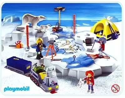 Playmobil Pôle Nord - Découverte d\'un squelette dans la glace