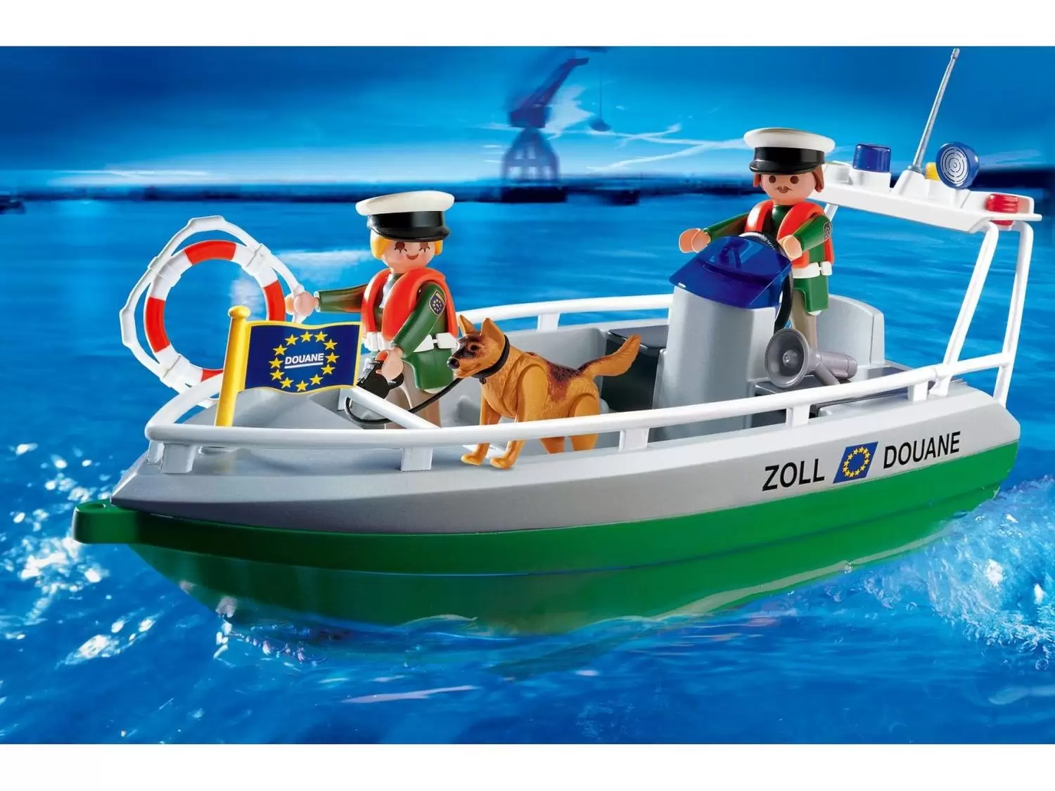 Playmobil Port & Plaisance - Douaniers en bateau