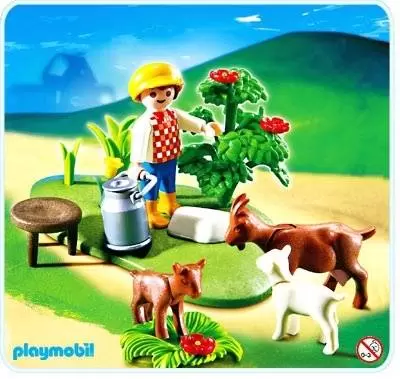 Playmobil Fermiers - Enfant et chèvres