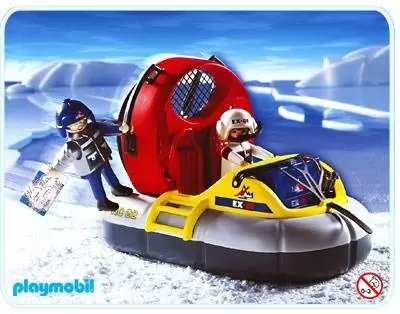 Playmobil Pôle Nord - Expédition Hovercraft