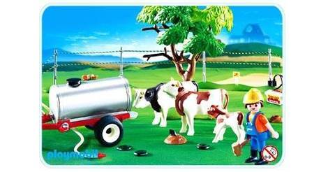 playmobil cow farm