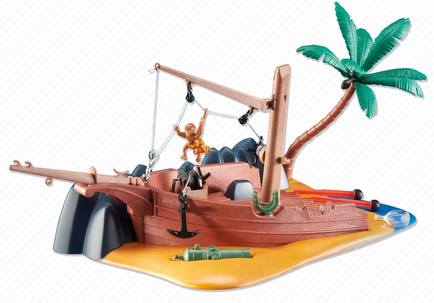 Playmobil Pirates - Epave sur la plage