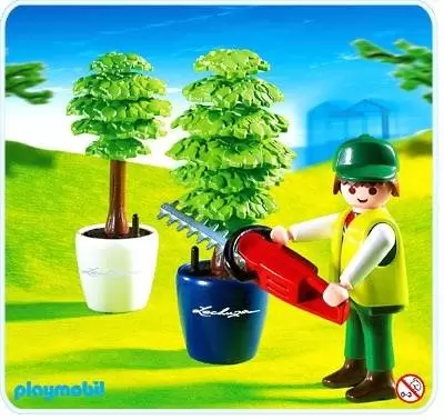 Playmobil in the City - Gardener with Hedge Trimmer