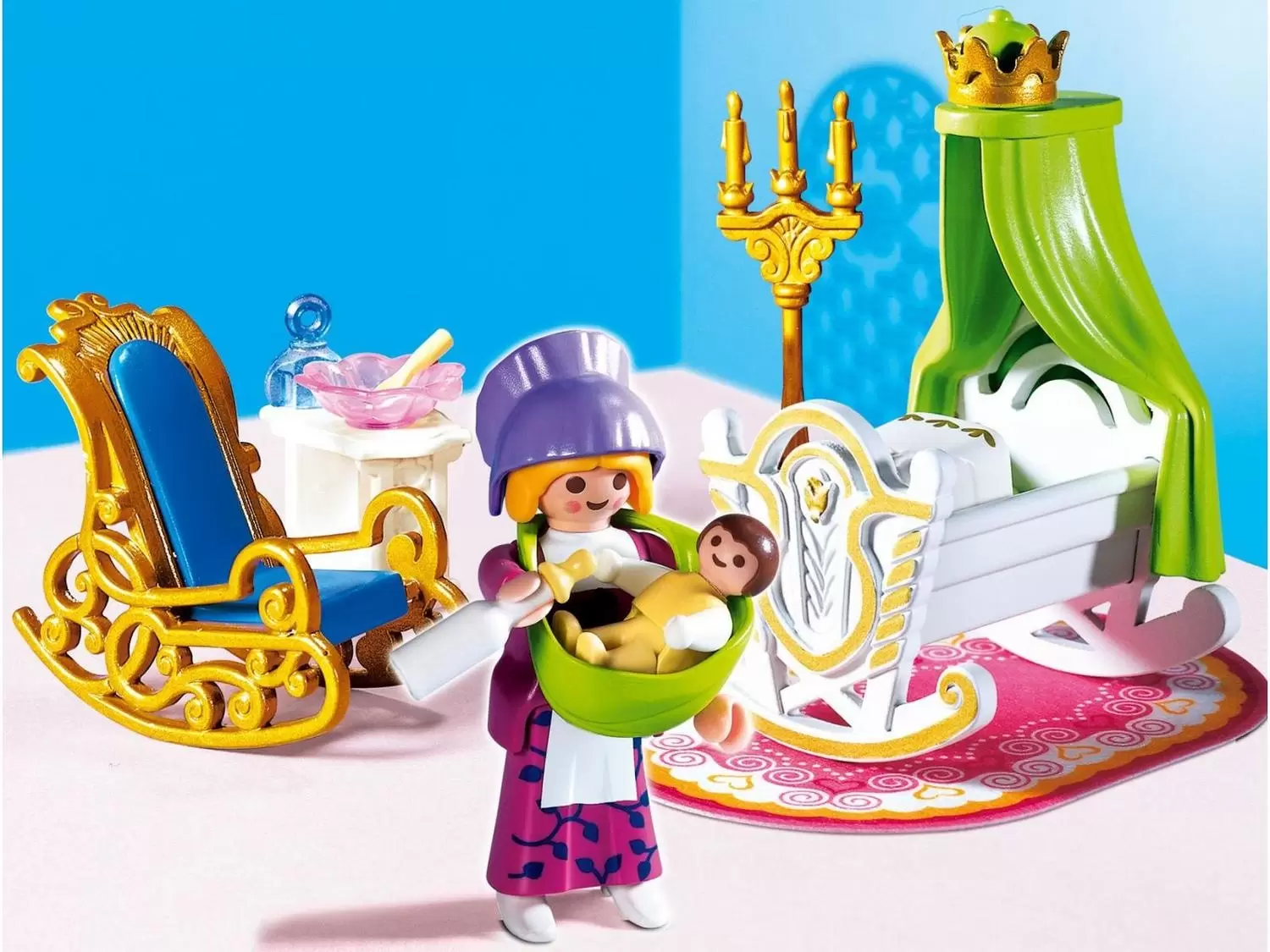 Playmobil Princesses - Nourrice et chambre de bébé