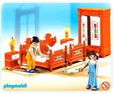 Playmobil Maisons et Intérieurs - Parents : chambre traditionnelle