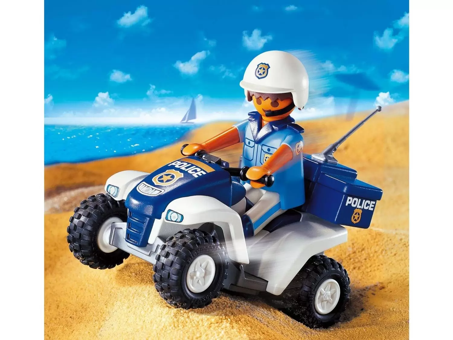 Playmobil Policier - Policier en quad