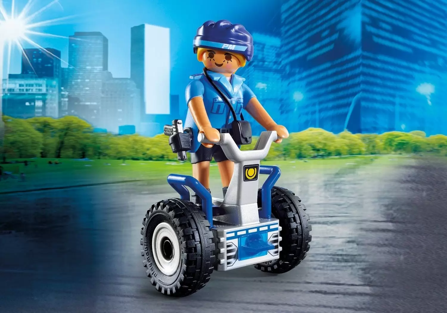 Playmobil Policier - Policière avec gyropode