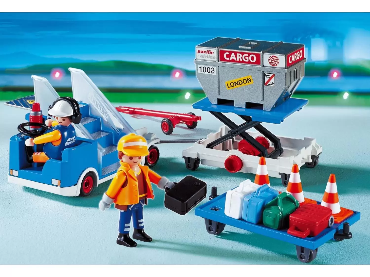 airport-undercarriage front cargo 4310 5261 c327 Playmobil 