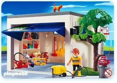 Playmobil Maisons et Intérieurs - Garage de la maison