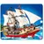Playmobil Pirates - Grand bateau camouflage des pirates