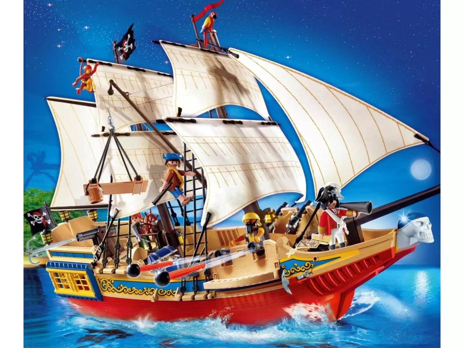 6678 Playmobil Flagstaff Pirate Ship Replacement Part 5135 3940 4290 