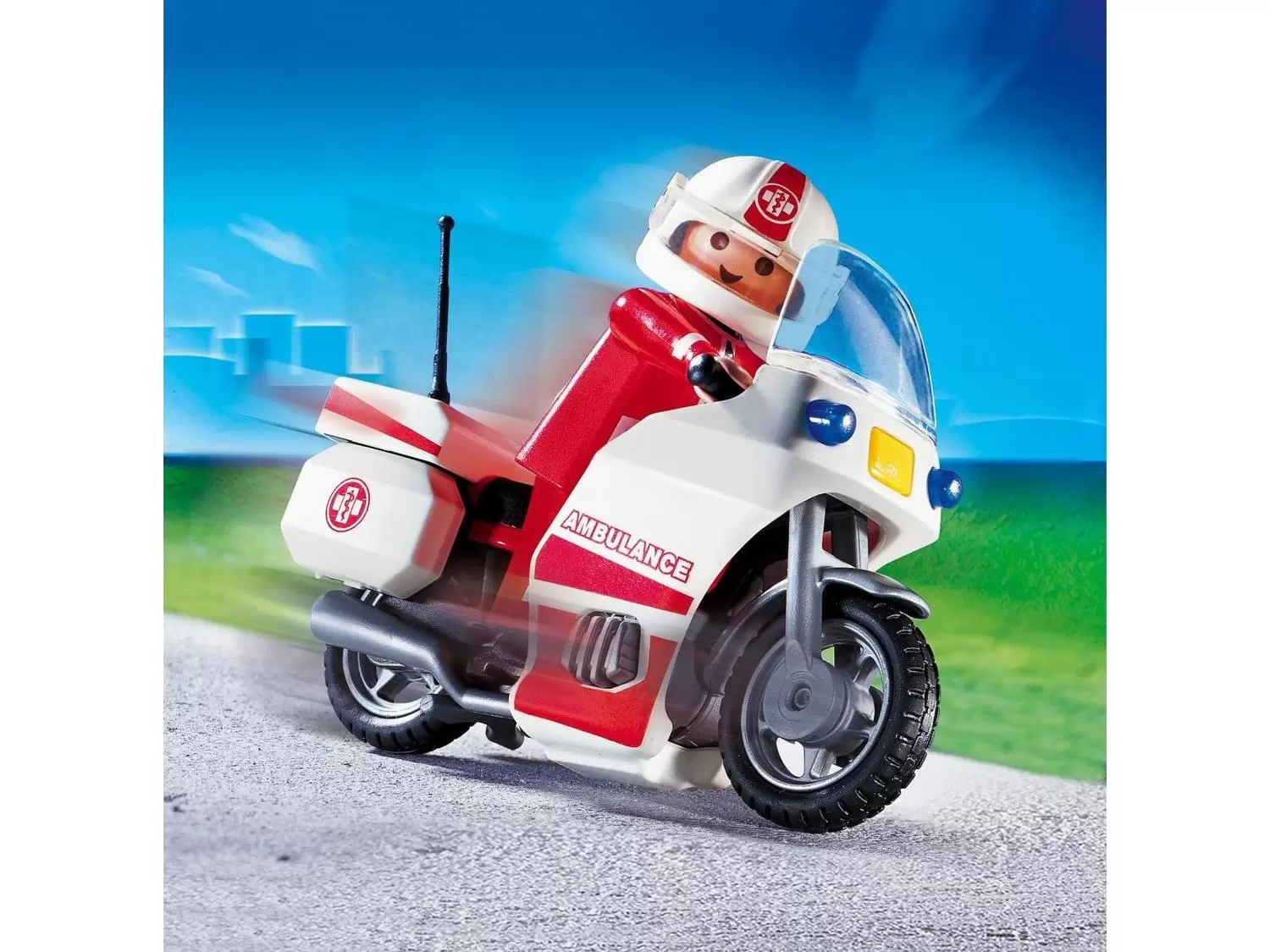 Playmobil Rescuers & Hospital - Emergency Motorbike