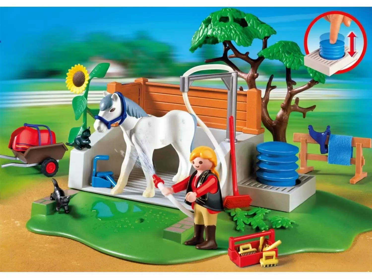 Playmobil Horse Riding - Horse Washing Station