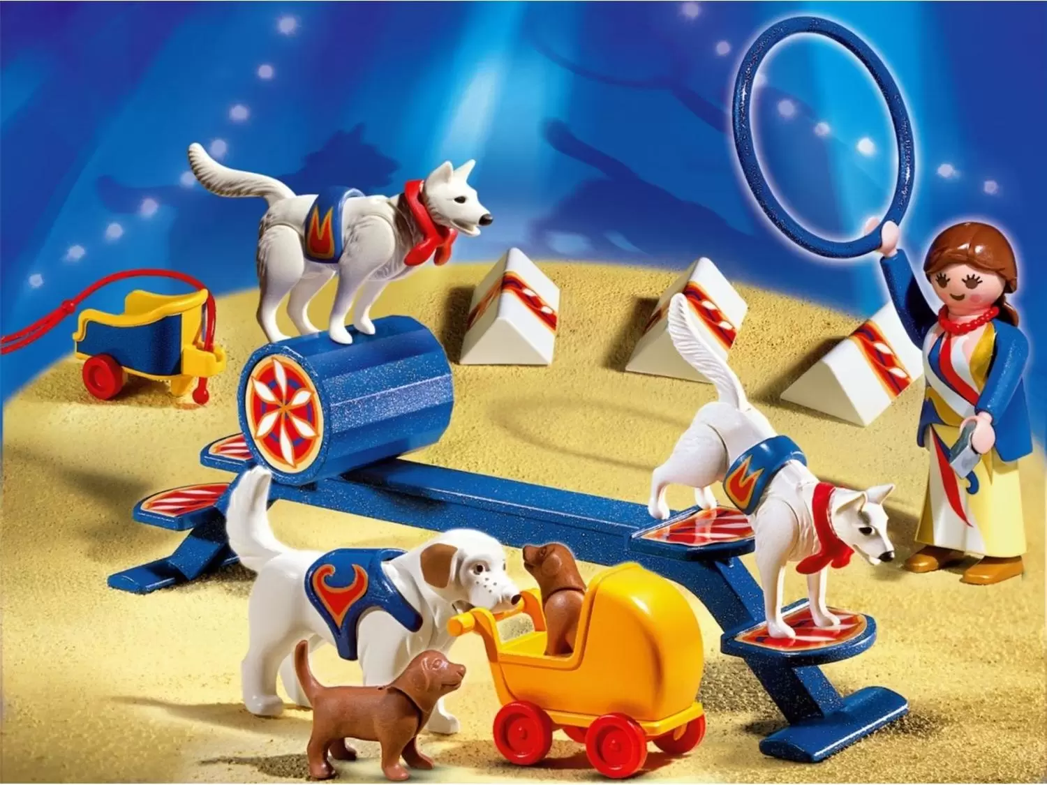 Playmobil Circus - Dresseuse avec chiens savants