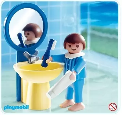 Playmobil Special - Enfant avec lavabo et miroir