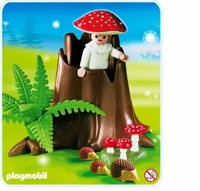 Playmobil Fées - Souche avec lutin