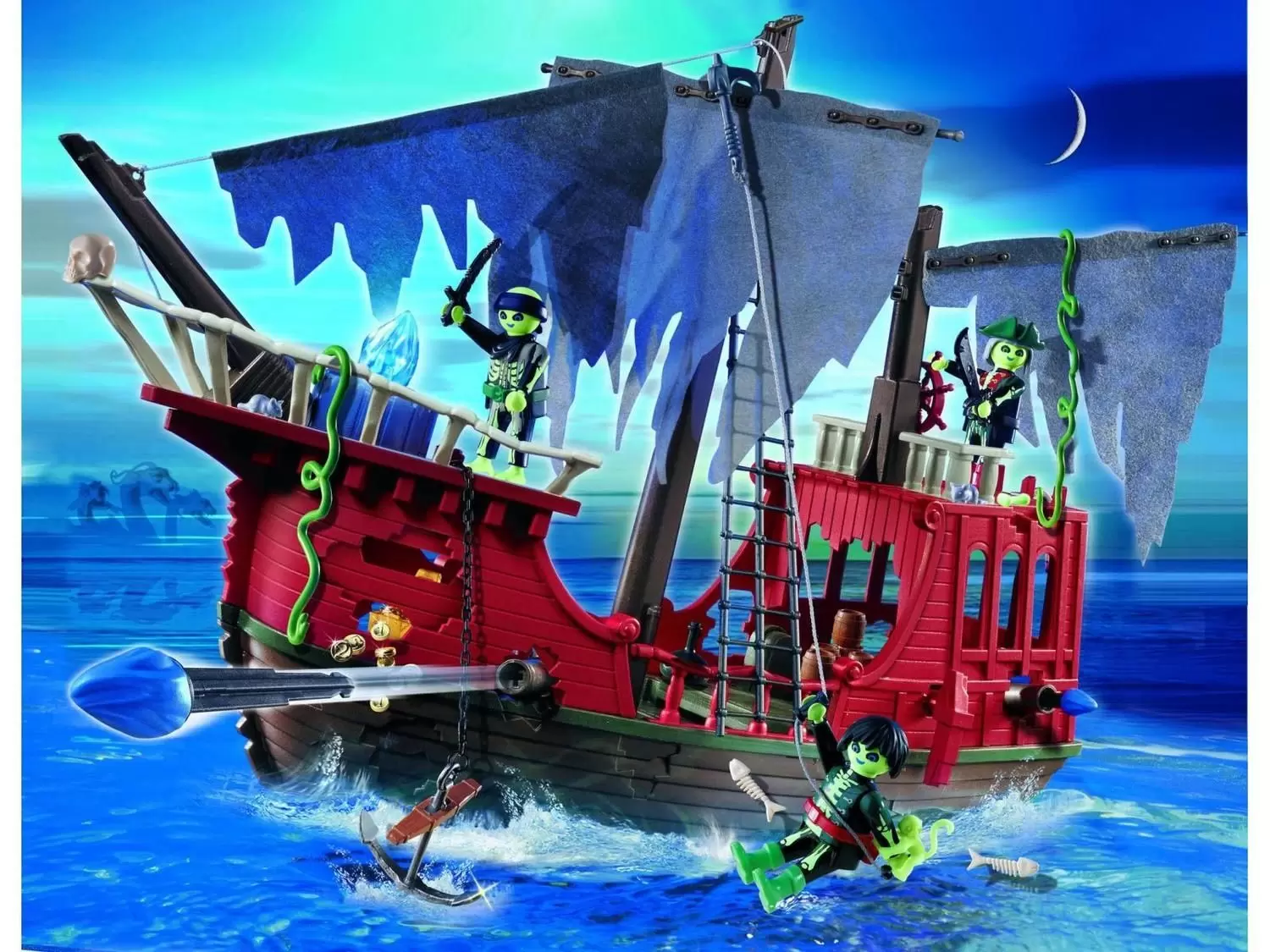 Playmobil Pirates - Bateau des pirates fantômes