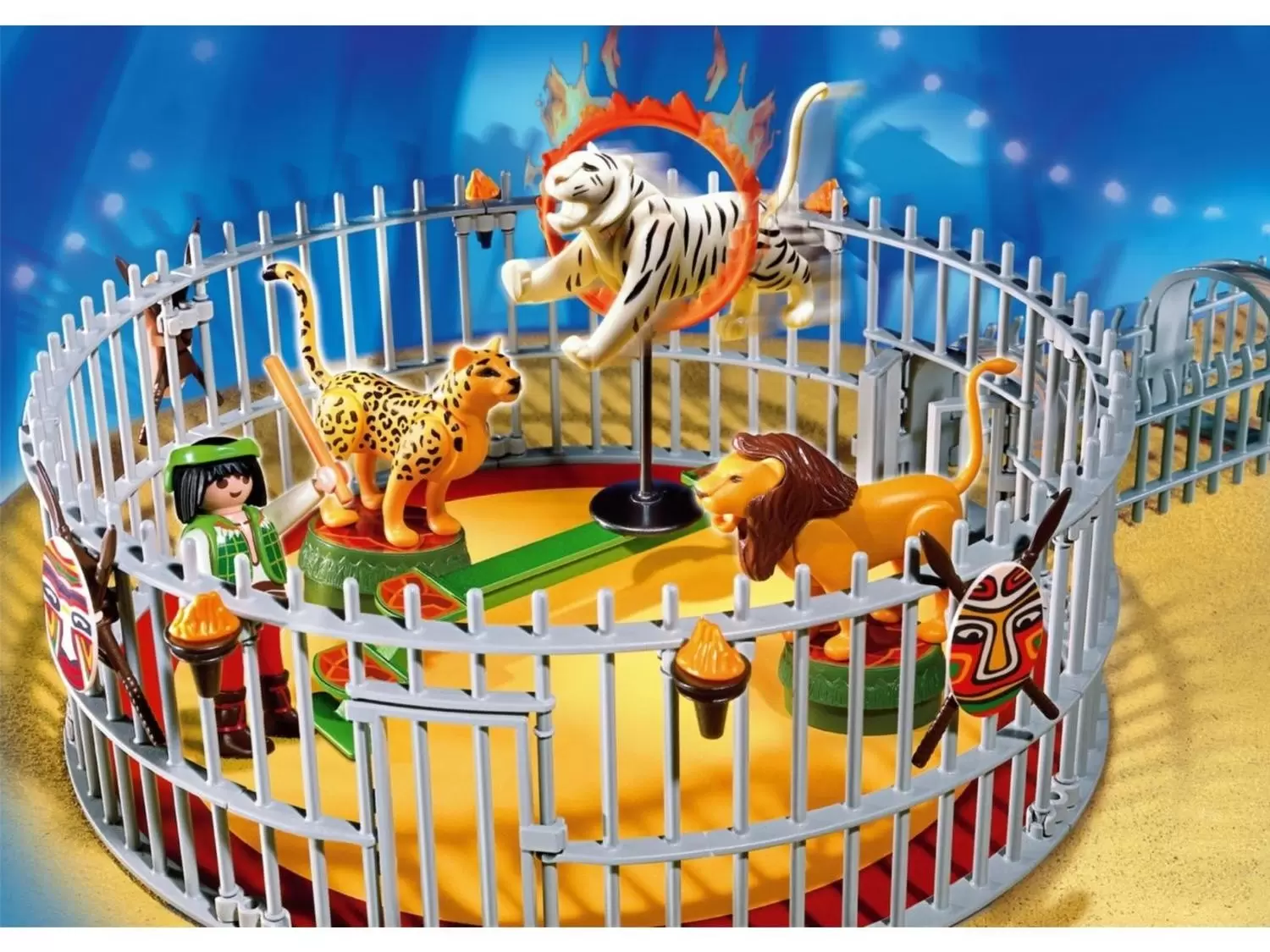 Playmobil Circus - Dresseur avec cage aux fauves