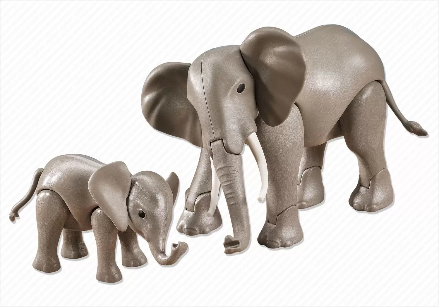 Plamobil Animal Sets - Elephant and baby elephant