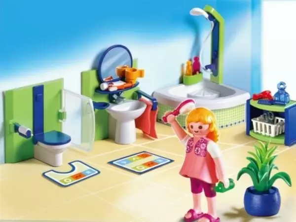 Playmobil Houses and Furniture - Family Bathroom
