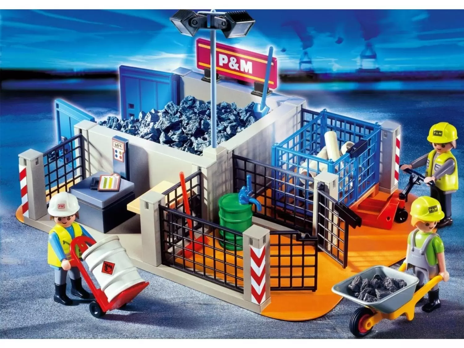 Playmobil Port & Plaisance - Superset Aire de stockage chantier