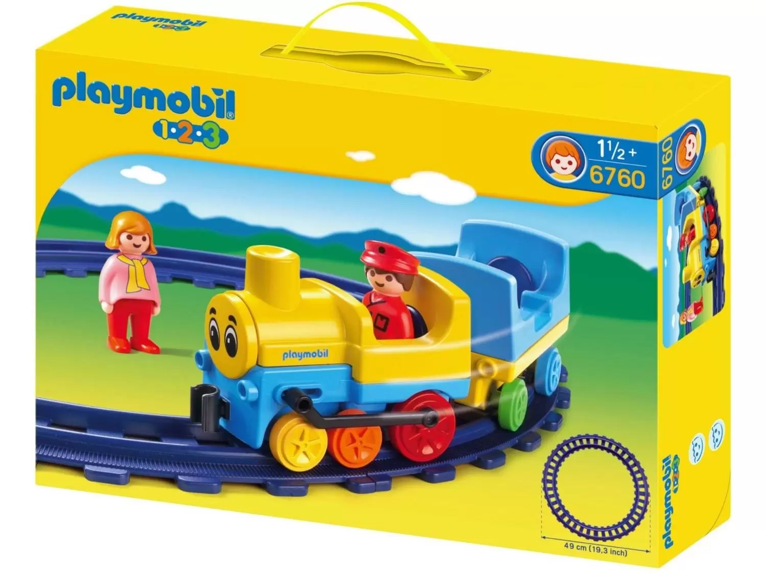 Playmobil 1.2.3 - Train avec rails