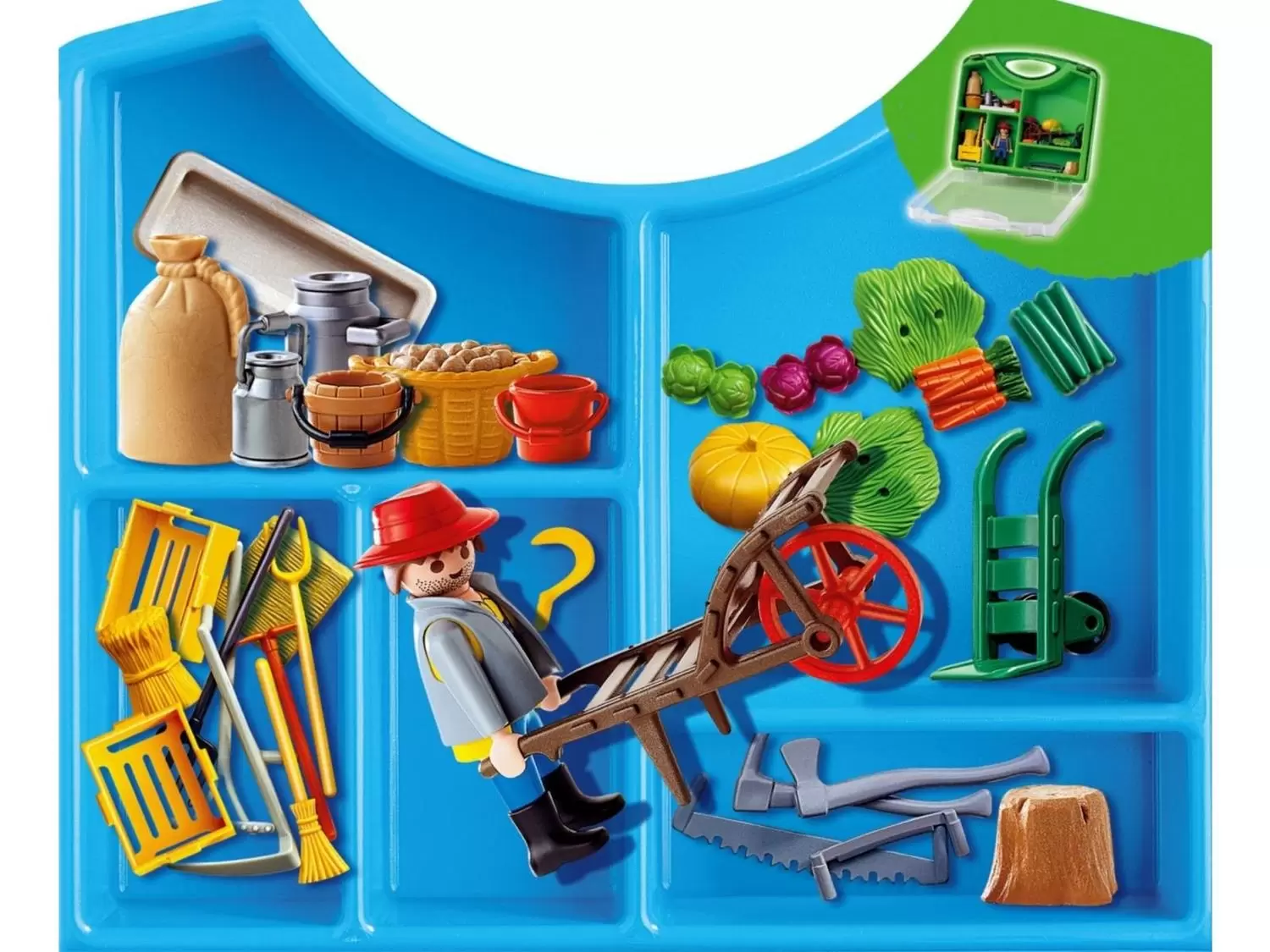 Valisette fermier et accessoires - Playmobil Fermiers 4179
