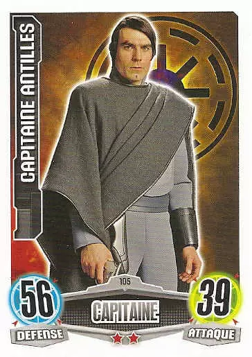 Force Attax Star Wars Saga - Capitaine Antilles