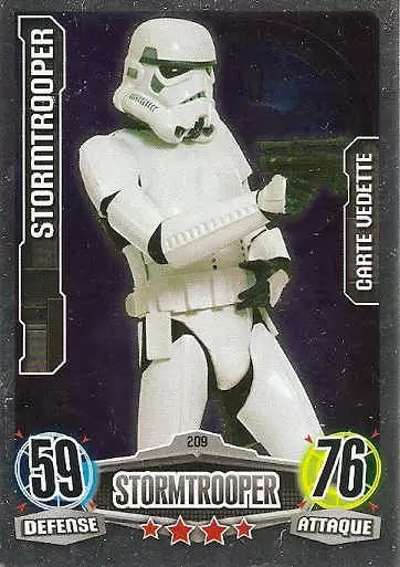 Force Attax Star Wars Saga - Carte Vedette : Stormtrooper