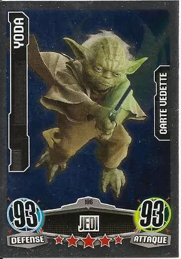 Force Attax Star Wars Saga - Carte Vedette : Yoda