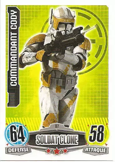 Force Attax Star Wars Saga - Commandant Cody