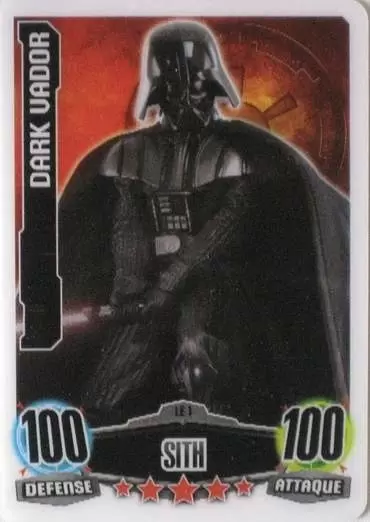 Force Attax Star Wars Saga - LE1 Limited Edition : Dark Vador