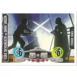 Luke Skywalker vs Dark Vador